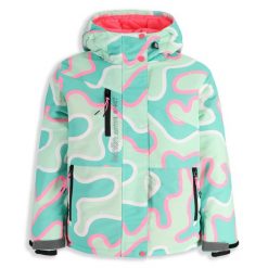 Kurtka narciarska dla dzieci snowboard wodoodporna Lemon Explore ZL5. Brązowe kurtki i płaszcze dla dziewczynek LEMON explore, na zimę, bez wzorów, z materiału, z kapturem. Za 349.90 zł.