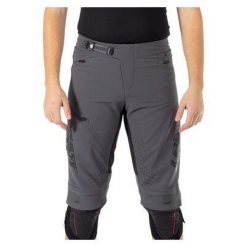 Spodenki rowerowe LEATT Shorts MTB Gravity 4.0. Szare krótkie spodenki sportowe męskie LEATT, xl, bez wzorów, rowerowe. W wyprzedaży za 584.10 zł.