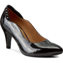 Półbuty CAPRICE - 9-22400-29 Black Pat. Comb 052. Czarne półbuty damskie Caprice, ze skóry ekologicznej. W wyprzedaży za 199.00 zł.