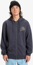 Quiksilver Zip Hoodie EQYFT05133-KSH0 Granatowe L. Bluzy męskie Quiksilver, l, bez wzorów, bez kaptura. Za 250.85 zł.