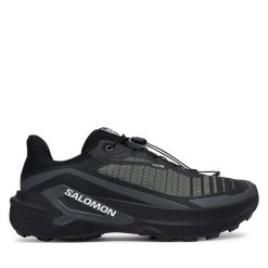 Buty do biegania Salomon. Czarne buty sportowe męskie Salomon, bez zapięcia, do biegania. Za 649.99 zł.