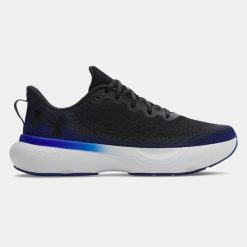 Buty do biegania męskie Under Armour Infinite black/royal/black. Czarne buty sportowe męskie Under Armour, bez zapięcia, do biegania. Za 249.99 zł.