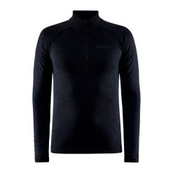 Koszulka kompresyjna Craft Core Dry Active Comfort. Czarne koszulki sportowe męskie Craft, s, bez wzorów, z materiału, bez kołnierzyka, bez ramiączek, do biegania. Za 361.95 zł.
