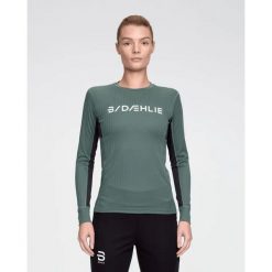 Damski top treningowy Daehlie Sportswear Tech. Zielone bielizna termoaktywna damska DAEHLIE, xl, bez wzorów, z poliesteru, bez ramiączek, długie. Za 295.00 zł.