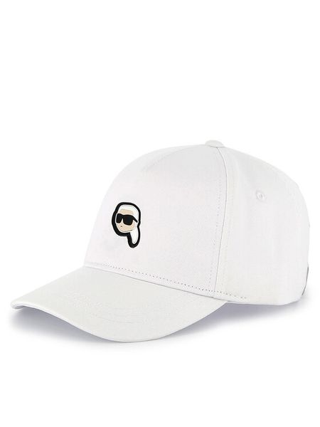 KARL LAGERFELD Czapka z daszkiem Z30398 Biały. Białe czapki dla dzieci KARL LAGERFELD, bez wzorów, z bawełny. Za 119.99 zł.