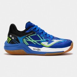 Buty piłkarskie męskie Joma BUTYJOMAV62S2504V622504ROYAL. Niebieskie buty sportowe męskie Joma, z gumy, bez zapięcia, do piłki nożnej. Za 289.99 zł.