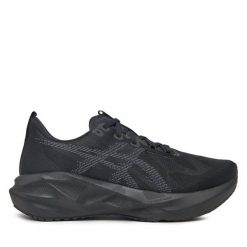 Buty do biegania Asics. Czarne buty sportowe męskie Asics, bez zapięcia, do biegania. Za 679.99 zł.
