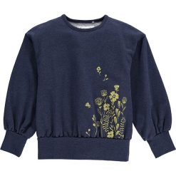 Bluza w kolorze granatowym. Niebieskie bluzy dla dziewczynek Lamino, bez wzorów, z dresówki, bez ramiączek, bez kaptura. W wyprzedaży za 59.95 zł.
