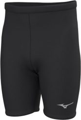 Legginsy midi Mizuno MZNRB. Czarne legginsy sportowe męskie Mizuno, m, bez wzorów, z materiału, do biegania. Za 178.55 zł.