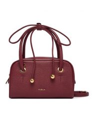 Furla Torebka Poppy Mini WE00915 BX4573 CN 4908S Czerwony ciemny. Czerwone torebki do ręki damskie Furla, bez wzorów, ze skóry, bez dodatków. Za 1,169.00 zł.