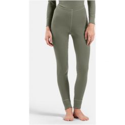 Spodnie Odlo BL BOTTOM long ACTIVE WARM. Szare spodnie materiałowe damskie Odlo, bez wzorów. W wyprzedaży za 174.99 zł.