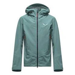Kurtka turystyczna z kapturem Salewa Ortles GTX 3L Epe. Zielone kurtki męskie Salewa, na zimę, l, bez wzorów, z gore-texu, z kapturem. Za 1,875.55 zł.