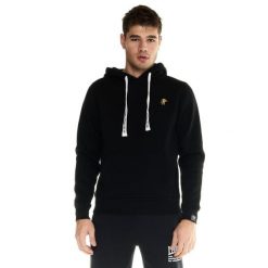 Męska bluza z kapturem Leone, miękka basic. Czarne buty sportowe męskie LEONE 1947 APPAREL, z tkaniny, bez zapięcia, na fitness i siłownię. W wyprzedaży za 182.75 zł.
