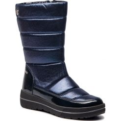 Śniegowce CAPRICE - 9-26453-21 Navy Comb 815. Niebieskie kozaki damskie Caprice, z materiału. Za 299.90 zł.