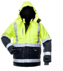 Kurtka męska CIRIUS JACKET CANVAS HI-VIS WJ-8946 YEL/BLU L. Brązowe kurtki męskie CIRIUS, l, bez wzorów, bez kaptura. Za 170.58 zł.