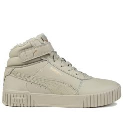Buty damskie zimowe Puma CARINA 2.0 MID WTR. Brązowe obuwie sportowe damskie Puma, bez wzorów, z gumy, trekkingowe. Za 210.00 zł.