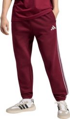 Adidas Spodnie męskie Essentials 3-Stripes Fleece Tapered Cuffed bordowe KY4134 S. Czerwone spodnie sportowe męskie Adidas, m, bez wzorów. Za 231.11 zł.