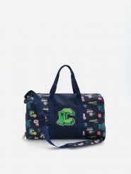 Sportowa torba Minecraft - granatowy. Niebieskie torby i plecaki dziecięce Reserved, z tkaniny, małe. Za 109.99 zł.