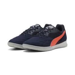 Buty piłkarskie KING TOP IT PUMA New Navy Glowing Red Silver Mist Blue Gray. Czerwone buty sportowe męskie Puma, bez zapięcia, do piłki nożnej. W wyprzedaży za 259.00 zł.