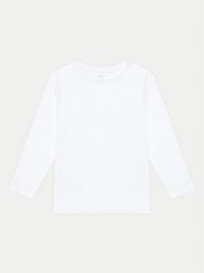 NAME IT Bluza 13232311 Biały Regular Fit. Białe bluzy dla chłopców Name it, bez wzorów, z bawełny, bez ramiączek, bez kaptura. Za 29.99 zł.