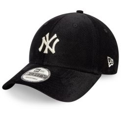 Czapka z daszkiem New Era. Czarne czapki i kapelusze damskie New Era, bez wzorów. Za 99.99 zł.
