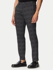 HUGO Chinosy Hesten263H-X 50565367 Szary ciemny Slim Fit. Szare eleganckie spodnie męskie Hugo, m, bez wzorów, z syntetyku. Za 549.99 zł.