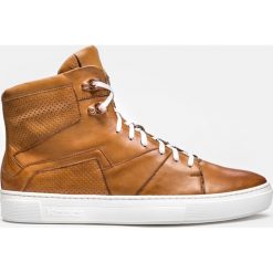 Brązowe sneakersy męskie. Buty sportowe męskie marki Kazar. Za 569.00 zł.