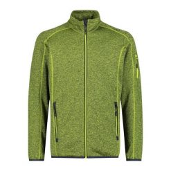 Bluza męska turystyczna CMP 30H5887. Zielone bluzy męskie CMP, m, bez wzorów, bez kaptura. W wyprzedaży za 188.99 zł.