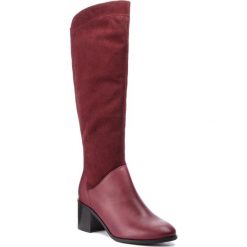 Kozaki SERGIO BARDI - Fiave FW127361318DP 634. Czerwone kozaki damskie Sergio Bardi, z materiału. W wyprzedaży za 299.00 zł.