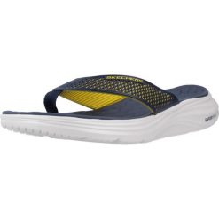 Sandały SKECHERS SAYTO Niebieski. Niebieskie sandały męskie Skechers, z syntetyku, bez zapięcia. Za 188.99 zł.