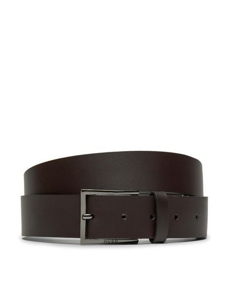 HUGO Pasek Geek 50496596 Brązowy. Brązowe paski damskie Hugo, bez wzorów. Za 229.99 zł.
