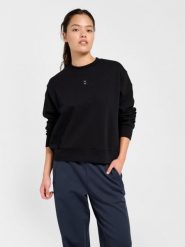 Bluza damska Hummel Foundation. Czarne bluzy damskie Hummel, xl, bez wzorów, z bawełny, bez kaptura. Za 225.00 zł.