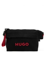 HUGO Nerka G01175 Czarny. Czarne torby i plecaki dziecięce Hugo, z materiału. Za 154.99 zł.
