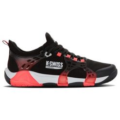 Sneakersy męskie K-swiss K-FRAME PADEL do padla czarne (04597-074-M). Brązowe buty sportowe męskie K-SWISS, bez zapięcia. Za 699.25 zł.