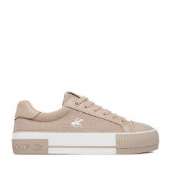 Trampki Beverly Hills Polo Club. Brązowe trampki i tenisówki damskie Beverly Hills Polo Club, bez wzorów, bez zapięcia. Za 179.99 zł.