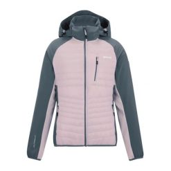 Damska kurtka turystyczna Regatta Pro Hybrid II. Szare kurtki damskie Regatta, bez wzorów, z puchu, bez kaptura. W wyprzedaży za 362.30 zł.