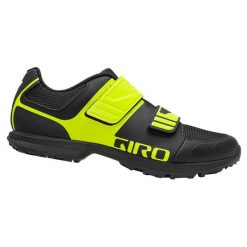 GIRO buty rowerowe męskie BERM black citron green GR-7112594. Żółte buty sportowe męskie GIRO, bez zapięcia, rowerowe. W wyprzedaży za 388.80 zł.