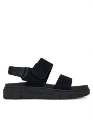 Timberland Sandały Greyfield 2 TB0A61N4EK41 Czarny. Czarne sandały damskie Timberland, bez wzorów, ze skóry, bez obcasa, na płaskiej podeszwie, bez zapięcia. Za 259.99 zł.