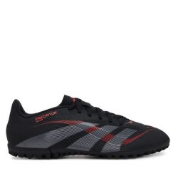 Buty do piłki nożnej adidas. Czerwone buty sportowe męskie Adidas, bez zapięcia. Za 259.99 zł.