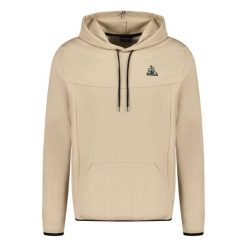 Bluza z kapturem Le Coq Sportif Tech SP N°1. Brązowe bluzy męskie le coq sportif, m, bez wzorów, z dresówki, z kapturem. Za 378.40 zł.