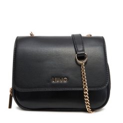 Torebka Liu Jo. Czarne listonoszki damskie Liu Jo, bez wzorów, bez dodatków. Za 279.99 zł.