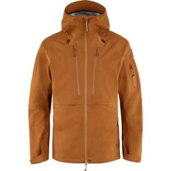 Kurtka męska Fjallraven Keb Eco-Shell Jacket. Brązowe kurtki męskie Fjällräven, m, bez wzorów, z materiału, biznesowe, bez kaptura. Za 1,905.35 zł.