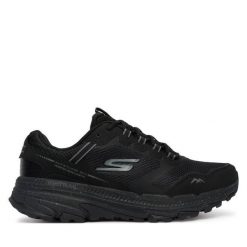 Buty do biegania Skechers. Czarne obuwie sportowe damskie Skechers, bez wzorów, do biegania. Za 305.99 zł.