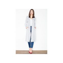 Płaszcz M427 Szary. Szare płaszcze damskie Figl, eleganckie. Za 199.00 zł.