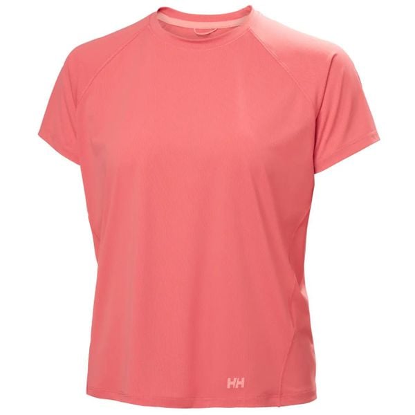 Koszulka damska Helly Hansen Shine Solen. Czerwone t-shirty damskie Helly Hansen, l, bez wzorów, z poliamidu, klasyczne, bez kołnierzyka. Za 278.50 zł.