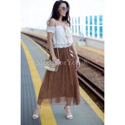 Spódnica Maxi Tiul. Spódnice damskie marki Modaforyou. Za 89.00 zł.