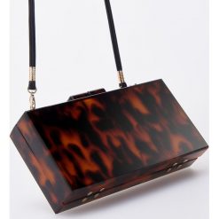 Torebka z wzorem - Brązowy. Torebki do ręki damskie marki Reserved. W wyprzedaży za 39.99 zł.