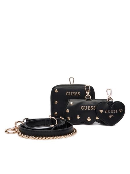 Guess Torebka J6RZ19 WK570 Czarny. Czarne torby i plecaki dziecięce Guess, ze skóry. Za 146.99 zł.