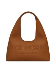 LOVE MOSCHINO Torebka JC4047PP0OLE0200 Brązowy. Brązowe torebki do ręki damskie Love Moschino, bez wzorów, ze skóry, bez dodatków. Za 919.99 zł.