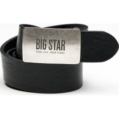 Pasek Męski BIG STAR HH674119 Czarny. Czarne paski damskie Big Star Accessories, bez wzorów, retro. Za 129.99 zł.